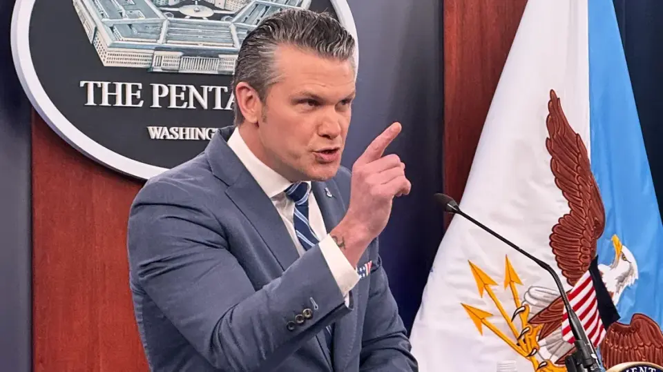 TMZ Puts Hegseth on the Spot at Pentagon Briefing With Power-Trip Question
