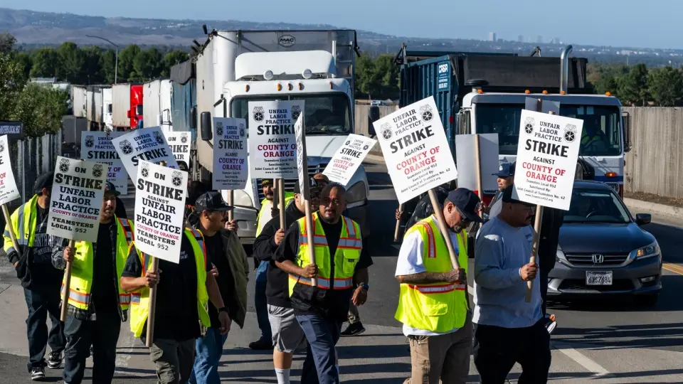 Teamsters Local 952 Strike Halts Key Orange County Services