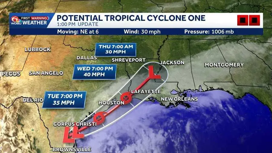 Gulf disturbance could become Tropical Storm Arthur by Wednesday