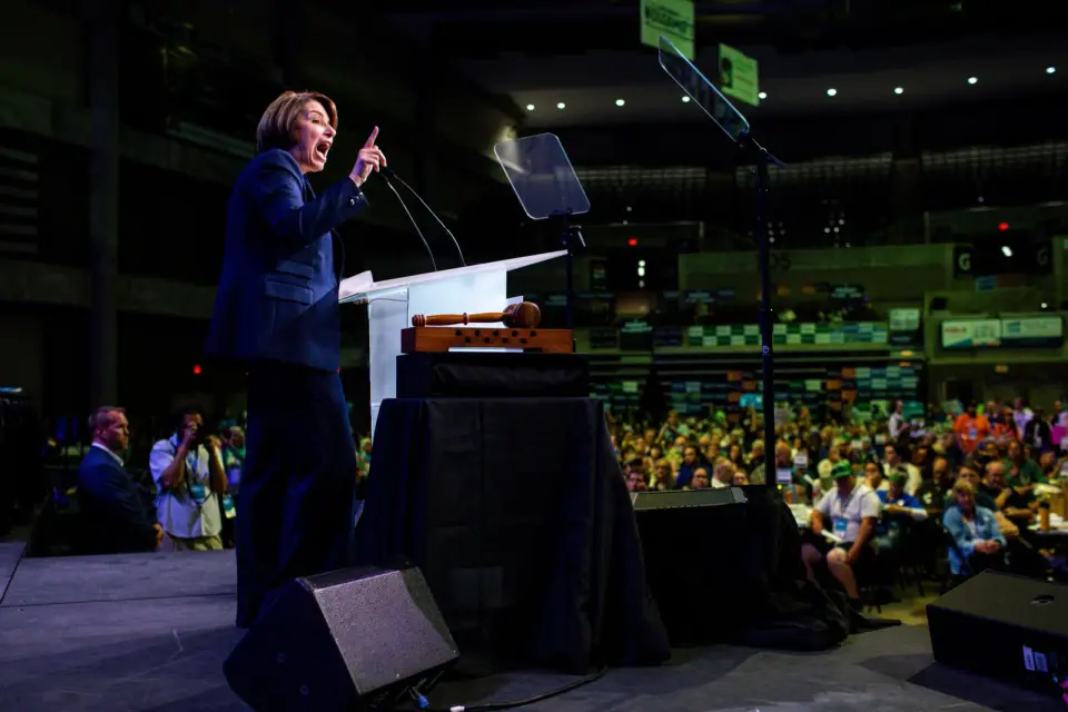 Klobuchar clinches DFL governor nod as insurgent challenge tests Minnesota