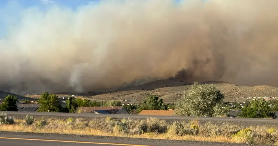 Bug Fire Now 20% Contained; Evacuations Eased in Cold Springs Area