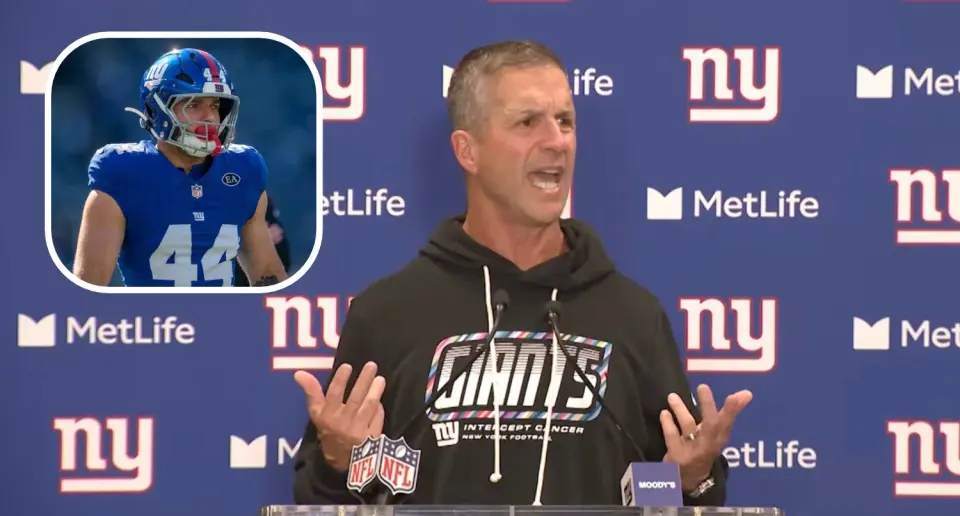 Giants RB Skattebo admits punishment after zero carries in Saints loss