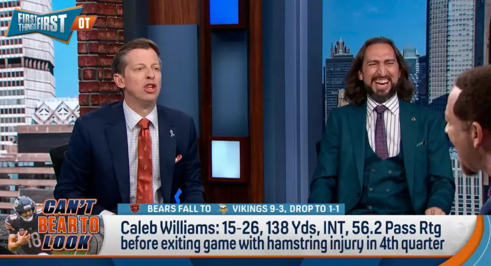 Bears' Week 2 Collapse Sparks Media Clash Over Caleb Williams and Ben Johnson