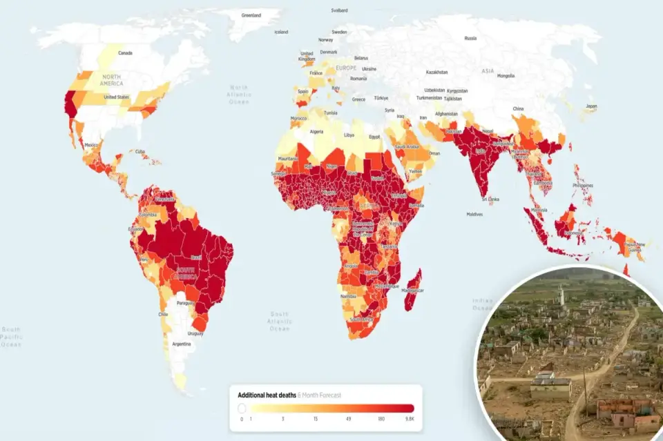 Super El Niño Forecasted to Cause 857,000 Global Heat Deaths by March 2027