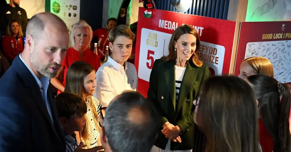 Prince William Intervenes After Prince George Says No to Tandem Bike Joke at Commonwealth Games
