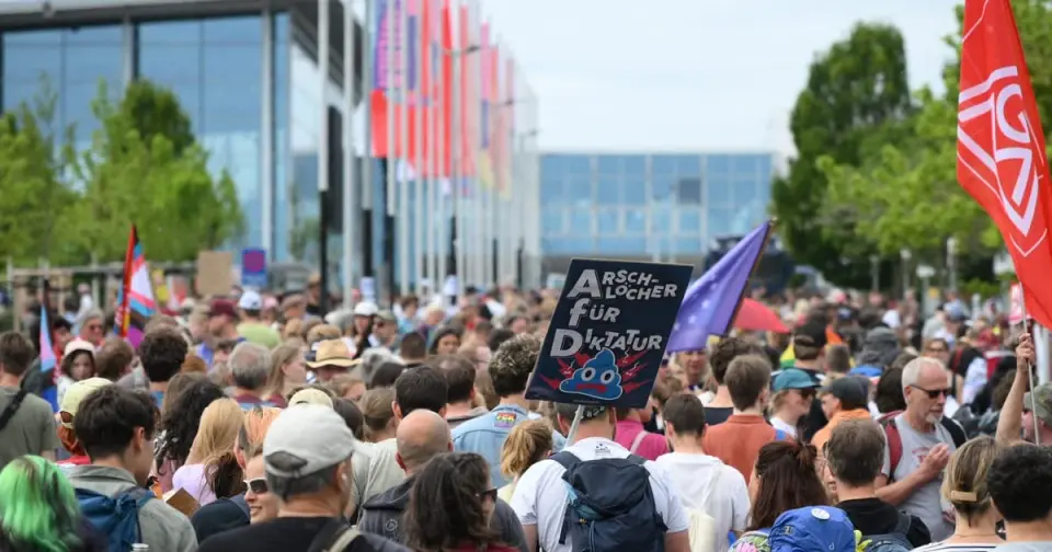Protests surge as AfD holds annual congress in Erfurt