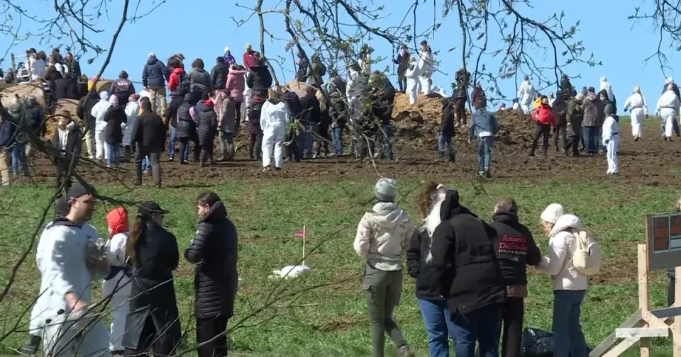 Ridglan Farms cited for unpermitted manure trench amid protest