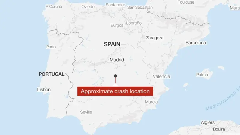 Rear-end collision halts Madrid-Andalusia high-speed rail line