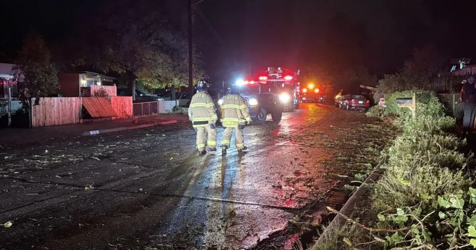Santa Fe officials confirm tornado damage in midtown neighborhoods after Saturday night storm