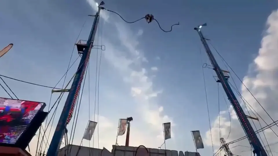 Seville fair ride cable snaps midair, four injured