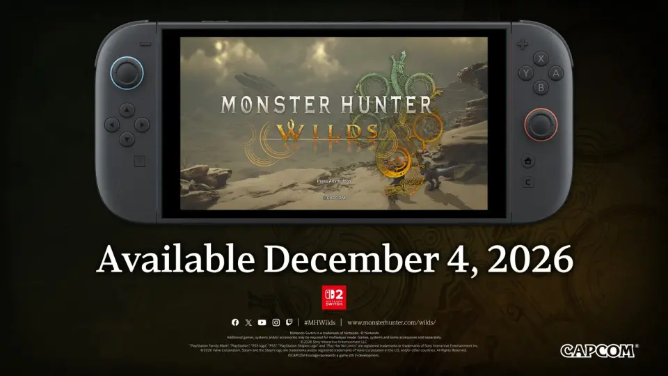 Monster Hunter Wilds Roars onto Switch 2 with First Handheld Gameplay
