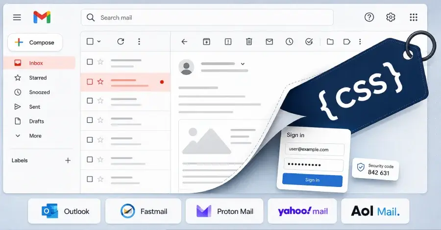 CSS Attacks Break Webmail Boundaries, Stealing Passwords and Tokens