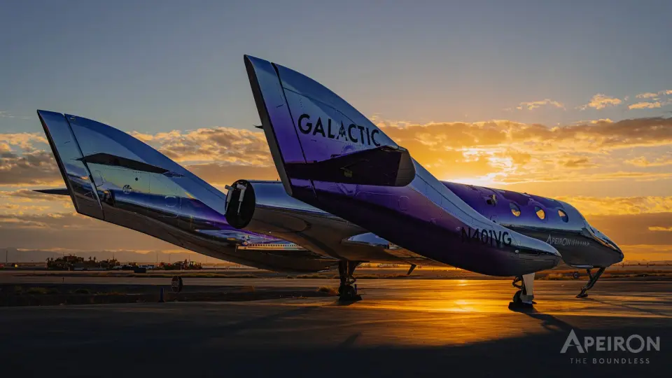 Virgin Galactic Names First Delta-Class Spaceplane 'Apeiron' Ahead of New Mexico Transfer