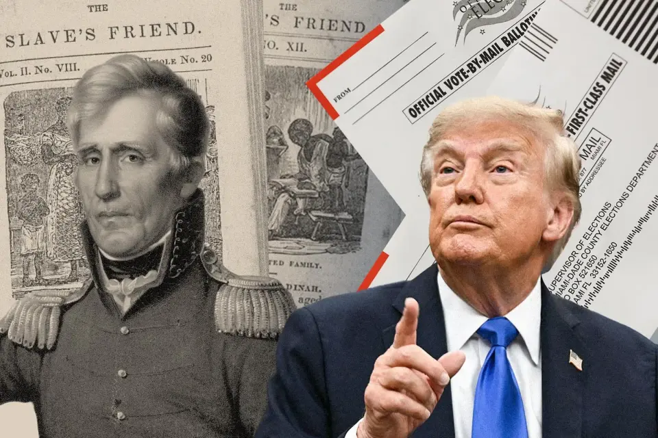Trump’s Postal Tactics Echo Jackson’s Antislavery Plot