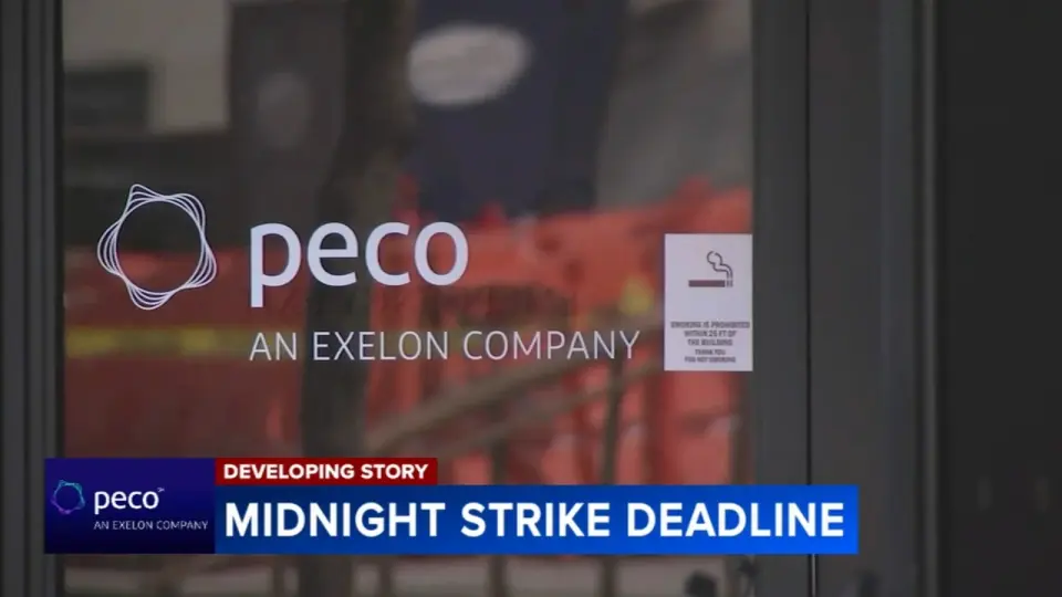 Philly-area PECO workers strike amid heat wave after stalled contract talks
