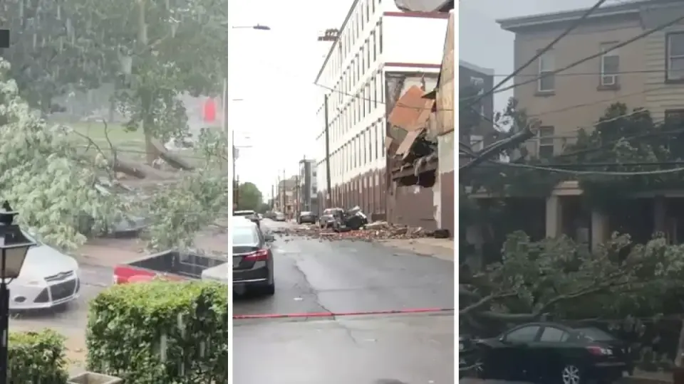 Microburst Storms Slam Philadelphia Region, Causing Roofs, Trees, and Power Outages