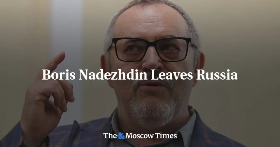 Nadezhdin Exits Russia, Says He’s Alive and Free—From Paris