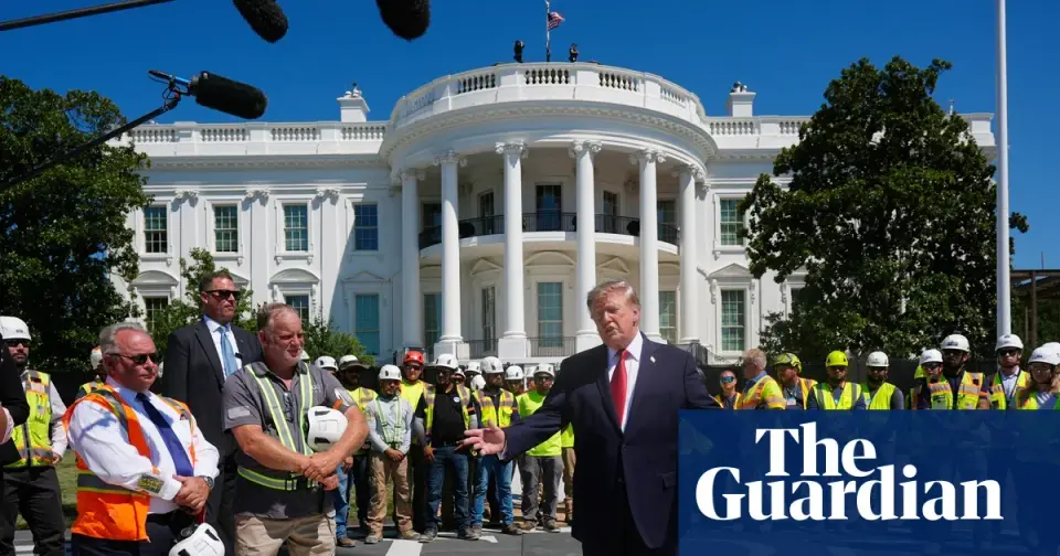 Trump unveils White House upgrades and helipad during tour