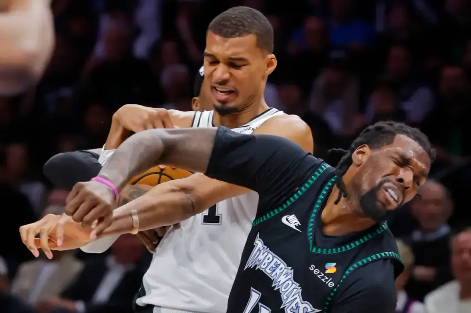 Wembanyama escapes suspension after Game 4 elbow in Spurs-Wolves playoff clash