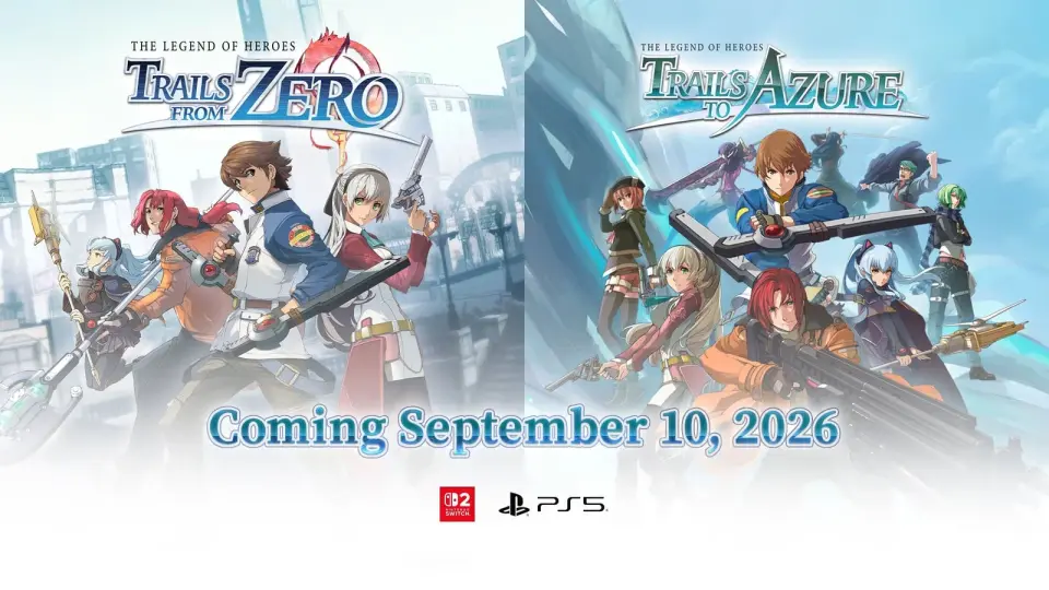 Trails from Zero and Trails to Azure Launch on PS5 and Switch 2 with 4K/120FPS Boost