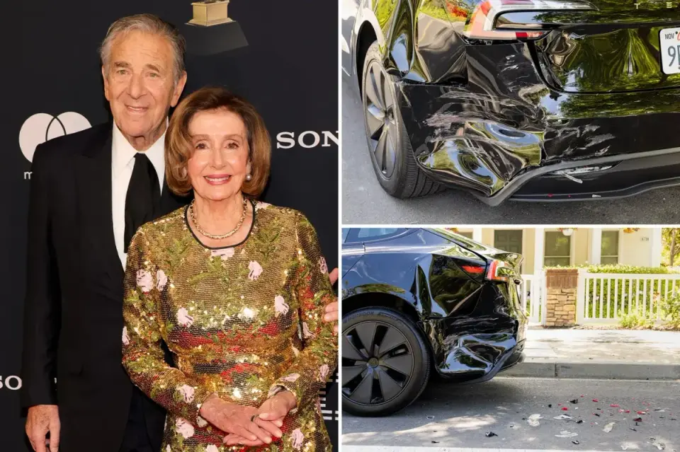 Pelosi Hit-and-Run: New Photos Show Damaged Tesla as He Faces Misdemeanor