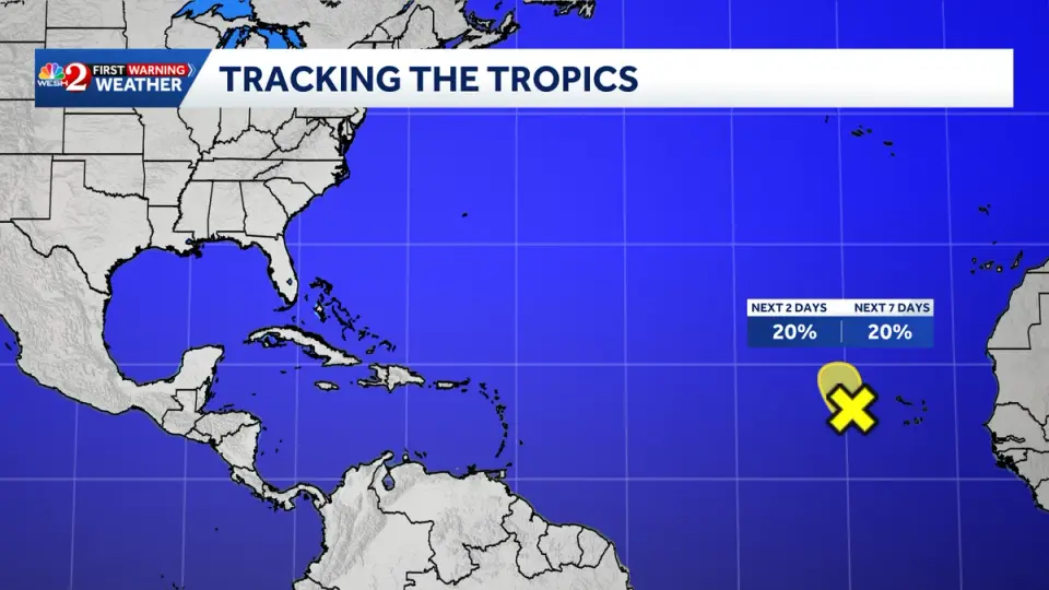NHC Monitors Low-Pressure System Near Cabo Verde With 20% Formation Odds