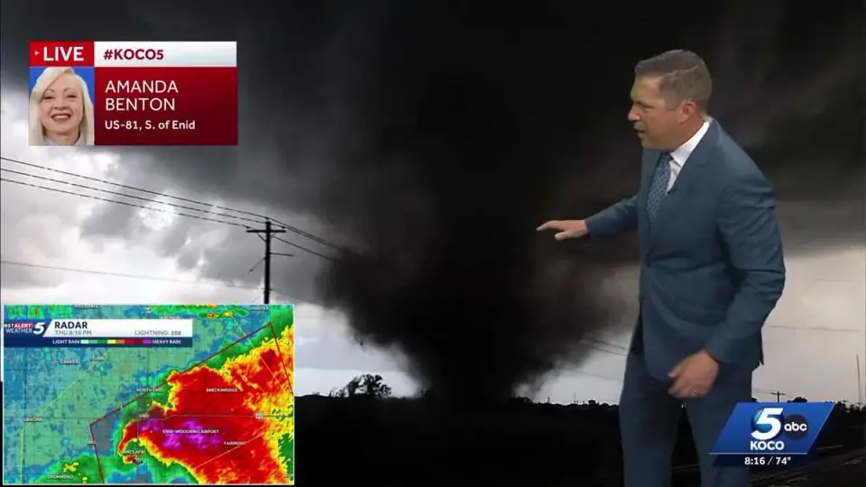 Tornado Outbreak Rolls Across Northern Oklahoma, Enid Hit Hard
