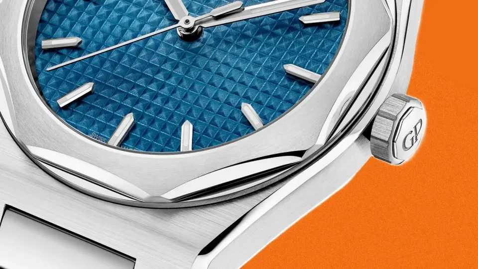 Laureato Fifty Gets an Enamel Blue Dial in Steel, Elevating the Icon