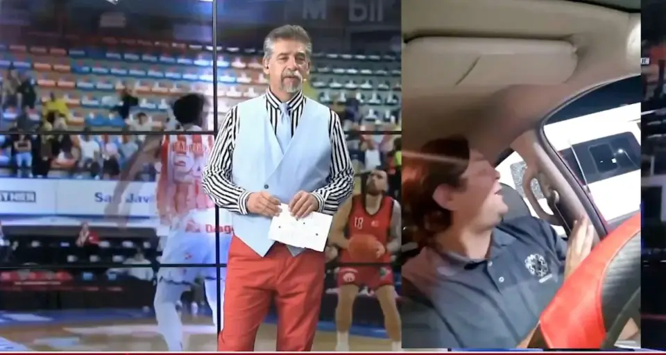 Gunpoint carjacking interrupts live sports interview in Mexico
