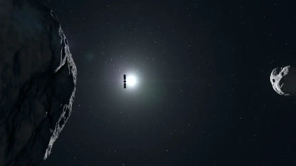 ESA's Hera Completes Critical Braking Maneuvers to Inspect DART Impact Site