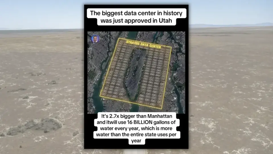Utah AI Data Center's Water Footprint in Question as Plans Evolve