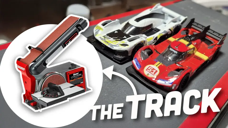 Diecast Endurance: 1:64 Scale Cars Race Nonstop on Belt Sander for 29 Days