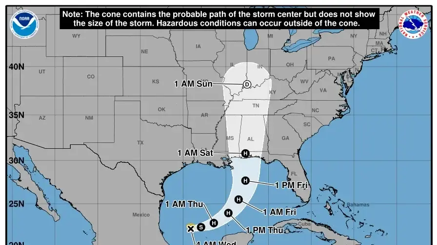Isaias Intensifies to Category 1 Hurricane, Threatening Gulf Coast with Surge and Rain