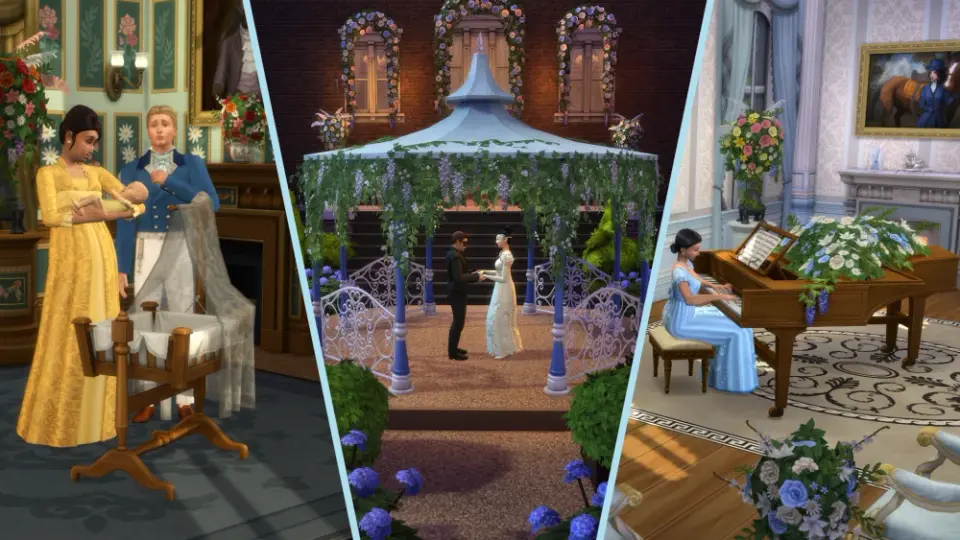 Bridgerton Teams Up With The Sims 4 for Masquerade Ball Kits