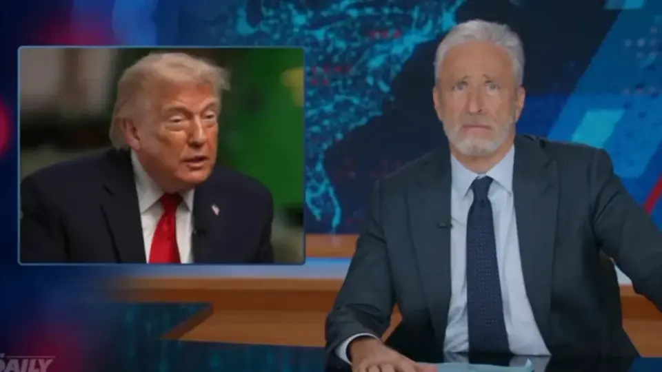 Stewart Roasts Trump: ‘Man-Baby’ Exit from Meet the Press