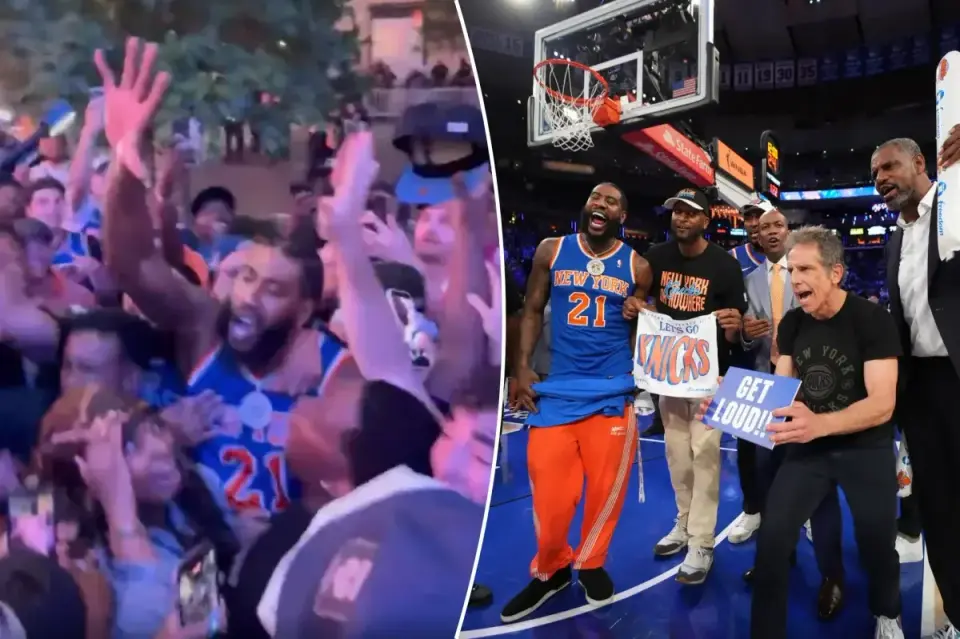 Shumpert Ditches ESPN Pod to Party with Knicks Fans