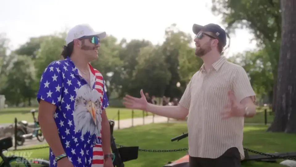 Klepper grills attendees at Trump's UFC birthday party on the White House lawn