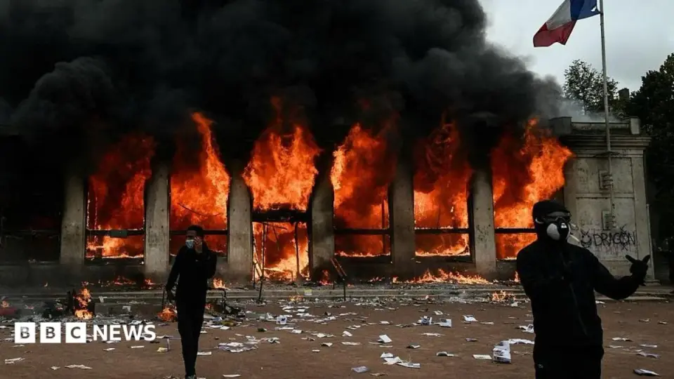 France erupts in nationwide unrest as student-led protests turn violent