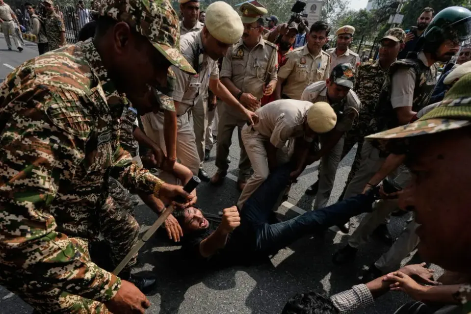 Delhi Police Intercept 'Cockroach' Leaders on Plane Amid SIR Protests