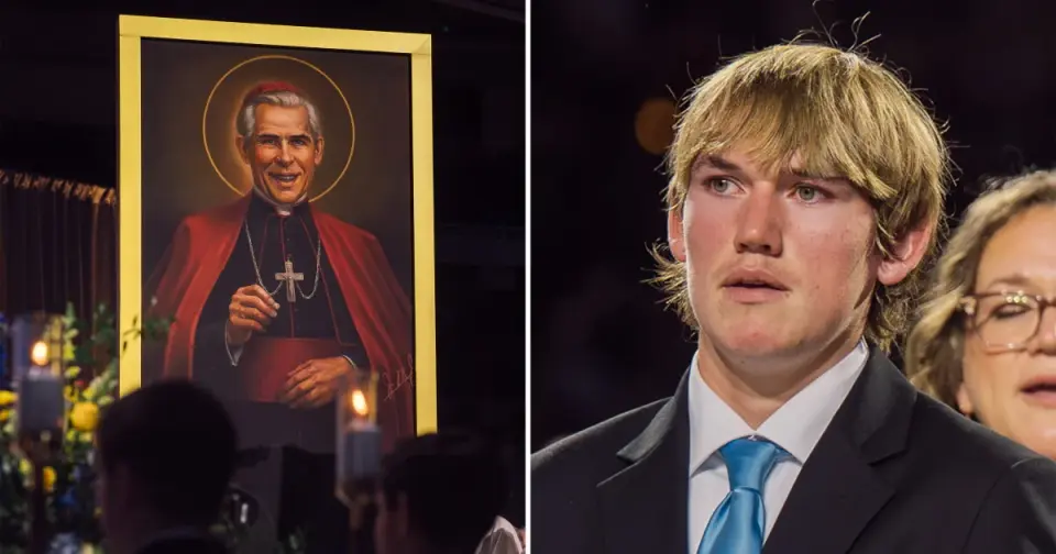 Sheen Beatified in St. Louis as 50,000 Mark First American Bishop’s Path to Sainthood