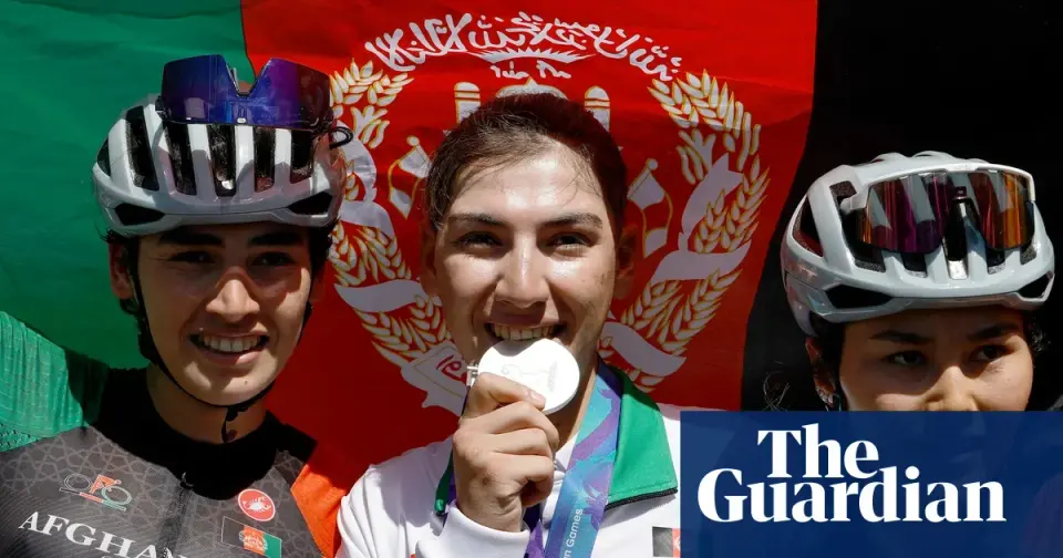 Disguised Afghan cyclist clinches Asian Games silver, signaling hope for women under Taliban rule