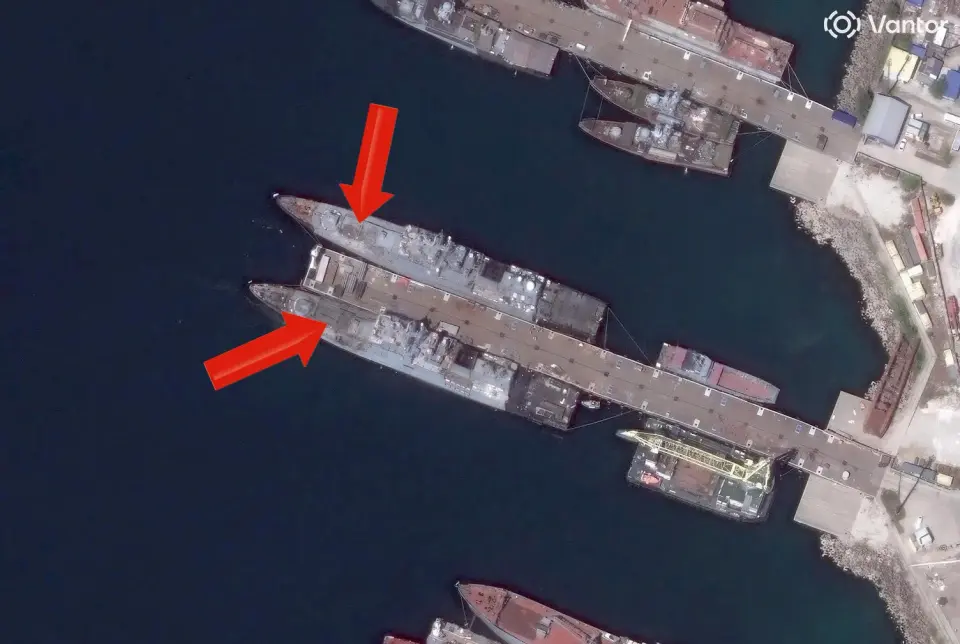 Ukraine Drones Strike Novorossiysk, Damaging Two Russian Frigates