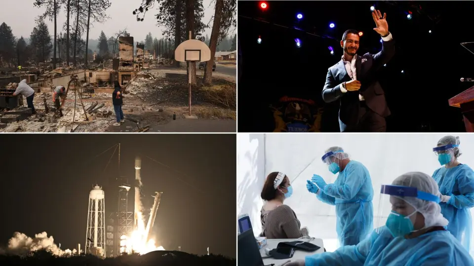 This Week in News: Wildfires, Moon Crashes, and a Million Covid Toll