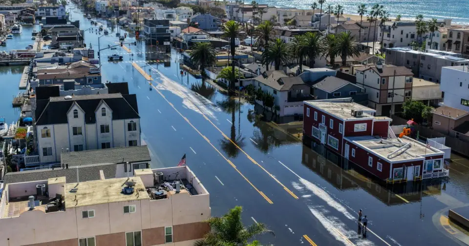 Huntington Beach declares emergency as record tides damage 114 structures