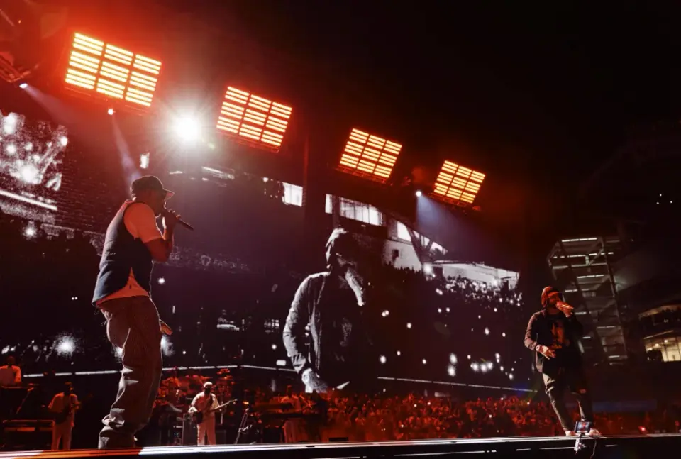 Jay-Z Dials Up Star Power at Yankee Stadium Night 2 with Eminem, Slick Rick, and Pharrell