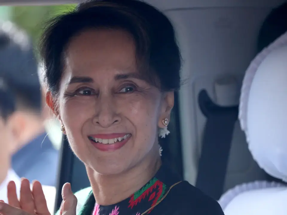 Suu Kyi moved to house arrest as Myanmar trims sentence