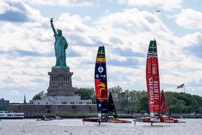New York Sail Grand Prix Day 1: Wind Disrupts Fleet, No Points Awarded