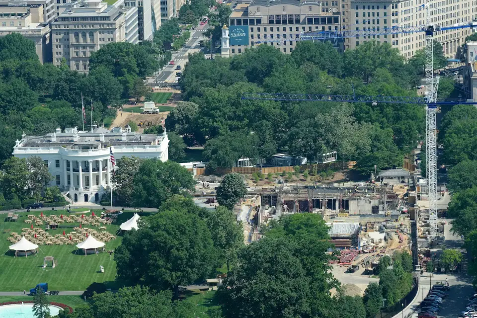 Internal estimate: $600M White House ballroom plan; taxpayers cover over half