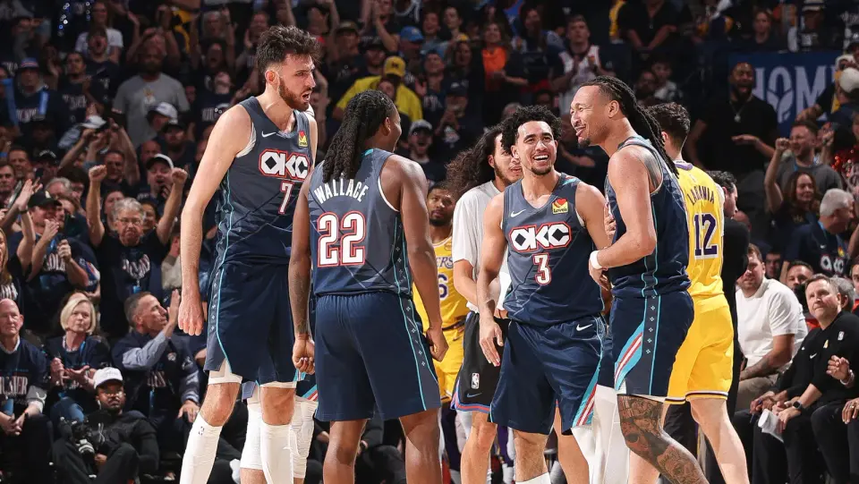 Holmgren shines as Thunder push to 2-0 lead over Lakers