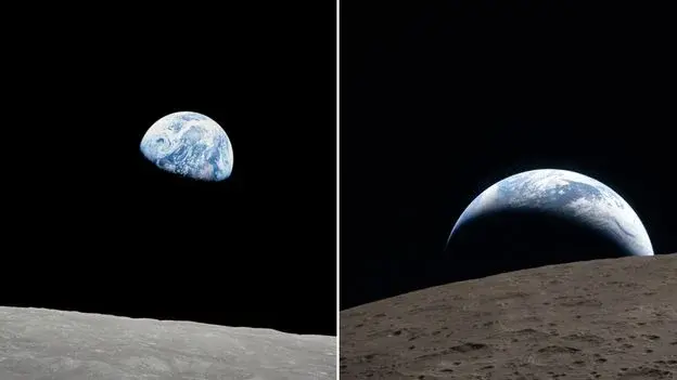 Earthset echoes Earthrise as Artemis II reveals 58 years of planetary change